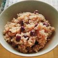 カズ＆ユリ's cooksnap of when they made 雑穀と小豆が入った玄米ご飯(圧力鍋）.