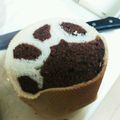 千笑ism's cooksnap of when they made メッシュ型で肉球パン.