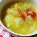 ねねしばこ's cooksnap of when they made 焼き肉屋さんの卵スープ☆.