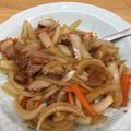g421625's cooksnap of when they made 豚バラと玉ねぎ炒め(丼).