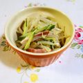 みんとこ's cooksnap of when they made まるごともやしのごまドレサラダ.