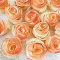 なぎきち's cooksnap of when they made 可愛い！ 薔薇のひとくちアップルパイ♥✨.