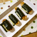 sumirenore's cooksnap of when they made もちのチーズのせ海苔巻き.