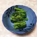 Papasugon's cooksnap of when they made 簡単！菜の花の辛子醤油あえ！.