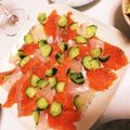 heureuxxx's cooksnap of when they made パーティに！サーモンと鯛のカルパッチョ.