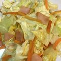 amileamila's cooksnap of when they made キャベツとハムのソース炒め.