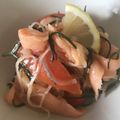 Yokchina's cooksnap of when they made おかひじきとスモークサーモンのマリネ.
