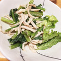 mikutasu's cooksnap of when they made ささみと小松菜で簡単一品.