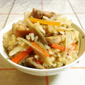 nasubeam's cooksnap of when they made 鶏肉とごぼうの炊き込みごはん.