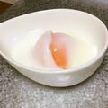 アダチ妻's cooksnap of when they made 黄身はねっとり白身はとろりな濃厚温泉卵♪.