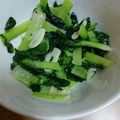 あやりん244's cooksnap of when they made タアサイのニンニク炒め.
