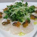 たべたいち's cooksnap of when they made ホタテのカルパッチョ*塩昆布添え.