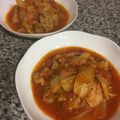 きたまごめ's cooksnap of when they made 豪快すぎ？　白菜と挽肉でトマト味の重ね煮.