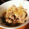 しょみ一's cooksnap of when they made 豚丼〜フライパンに麺つゆで簡単〜.
