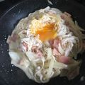 ゆーんか's cooksnap of when they made 糖質制限　ボリューム満点！カルボナーラ.