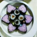 ちゃーん♪'s cooksnap of when they made パーティーや誕生日に！ハート飾り巻き寿司.