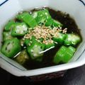 Ｃのキッチン's cooksnap of when they made つるつるもずくにおくらちゃん.