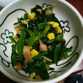 ともとがーす's cooksnap of when they made ほうれん草ベーコンバター炒め.