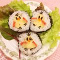 クックpippi♡'s cooksnap of when they made 巻き寿司☆簡単♩恵方巻き☆酉年☆キャラ弁.