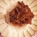 クック2POCNE☆'s cooksnap of when they made 絶品 創作 お店超え 梅酒牛丼.