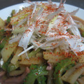 みっぺぴ's cooksnap of when they made 節約・ちょいとエスニックな【ゴーヤ】.