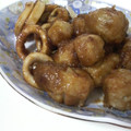 ﾋﾄﾐｯｸｽ's cooksnap of when they made 里芋といかの☆揚げおろし煮.