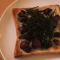 ＊にょにょん＊'s cooksnap of when they made しば漬けのチーズトースト.