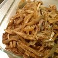 ☆こまっと☆'s cooksnap of when they made お弁当にも☆ゴボウと蒟蒻牛肉炒め.