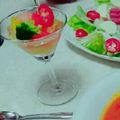 もりりあん。's cooksnap of when they made コンソメゼリーと野菜の冷たいスープ仕立て.