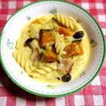 riramuhffy's cooksnap of when they made フライパン１つでかぼちゃクリームパスタ.
