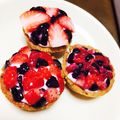 やまめん♪'s cooksnap of when they made ＊簡単、さっぱり濃厚なレアチーズタルト＊.
