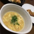 ちょこまなな＊°'s cooksnap of when they made ✿ふわとろ♡コーンと卵のスープ✿.