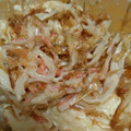 キャラメグ♪'s cooksnap of when they made ホクホク長芋とカニカマの梅マヨ和え.