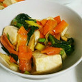 こまこま子's cooksnap of when they made 豆腐と小松菜の炒め。.