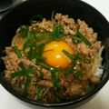 ＊＊りなmama＊＊'s cooksnap of when they made もやし挽肉丼.