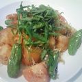 guchiyuka's cooksnap of when they made ししとうのじゃこサラダ.
