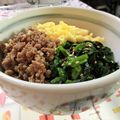 sunita's cooksnap of when they made 茶飯で三色丼.