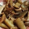 JUNONSATO's cooksnap of when they made 舞茸とサツマイモの簡単ご飯のおかず.