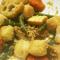 きわんこ's cooksnap of when they made レンジで★冷凍和風野菜の煮物.