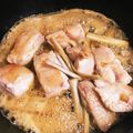 駱駝似's cooksnap of when they made 簡単＊鶏肉とゴボウの甘酢炒め煮.