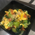 yoshimi☻'s cooksnap of when they made チンゲン菜とふわふわ卵のオイスター炒め.