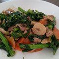 クックHMXADM☆'s cooksnap of when they made 菜の花と豚肉のオイスター炒め♪.