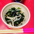 クックＦ8ＪＷ40☆'s cooksnap of when they made プレミアム献立☆モヤシとワカメの酢の物.