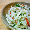 jenis's cooksnap of when they made ☆生姜と茗荷の大根サラダ☆.