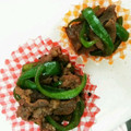 SARINGER's cooksnap of when they made 牛肉とピーマンの簡単『青椒肉絲』.