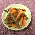 おはなすき's cooksnap of when they made にんじんとごぼうのから揚げ.