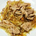 ペンちゃんinHCM's cooksnap of when they made 豚バラ肉とモヤシの生姜焼き風.