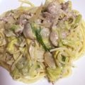 67luna's cooksnap of when they made ■豚肉と白菜のクリームパスタ■.