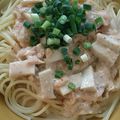 ナナホシテントウ's cooksnap of when they made ウチのズボラ飯❤キムチ豆乳スープパスタ❤.