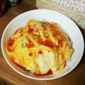 よしみるく's cooksnap of when they made うちの★ガリバタスイチリオムライス★.